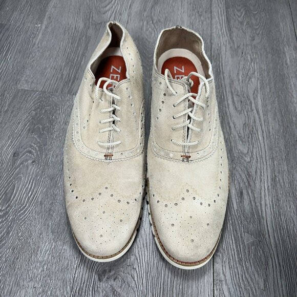 Cole Haan Men\'s ZERØGRAND Wingtip Brogue Nubuck Oxfords Size 10 Men\'s Shoes main image 6